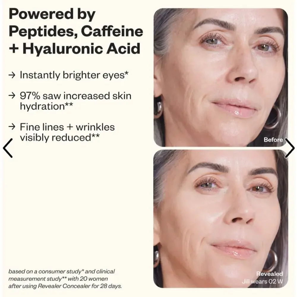 NIB Kosas Super Creamy+Brightening Concealer w/ Caffeine and Hyaluronic Acid